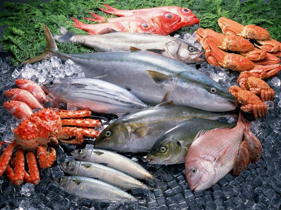 морепродукты жогорулатуу үчүн потенцию
